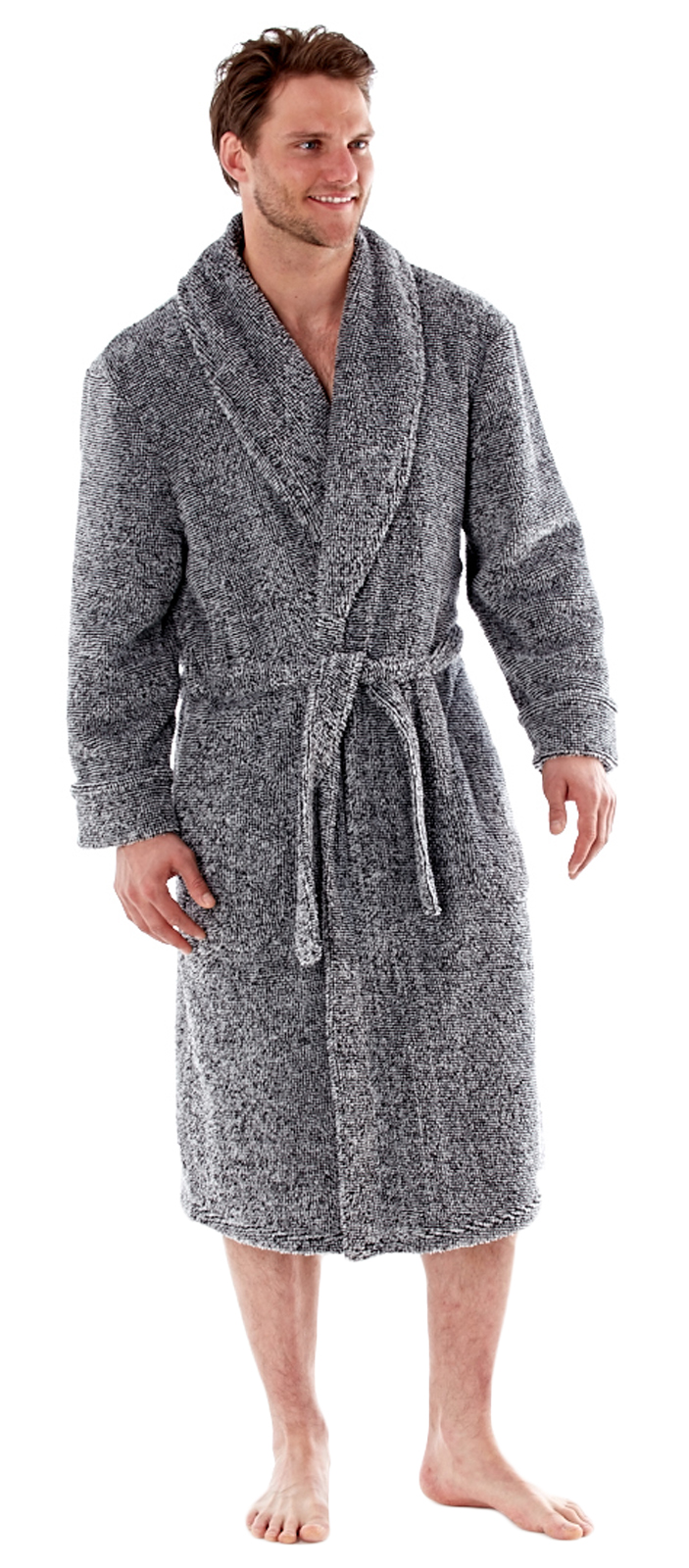 luxury-mens-grey-marl-fleece-dressing-gown-gents-bath-robe-house-coat